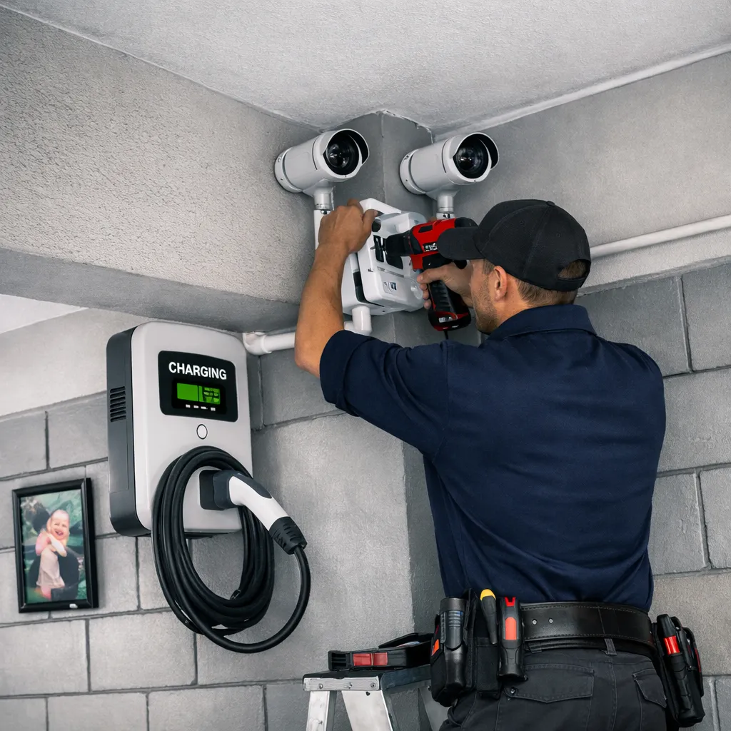 การติดตั้งเครื่องชาร์จรถยนต์ไฟฟ้า EV Charger สำหรับบ้านพักอาศัย